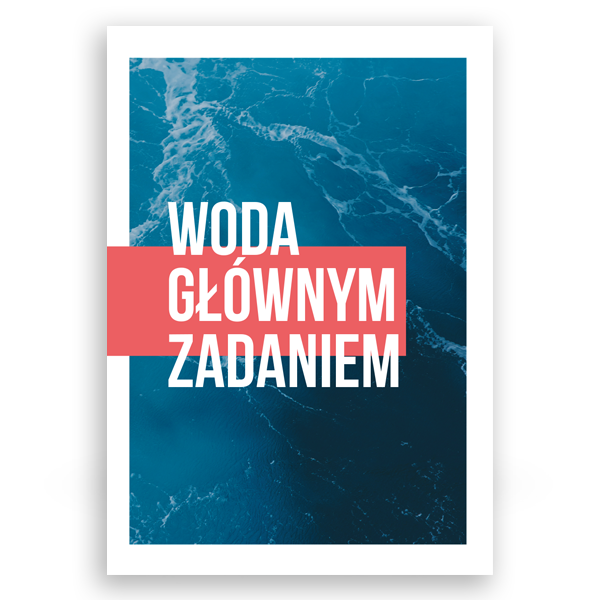 Broszura "Woda. Głównym zadaniem"